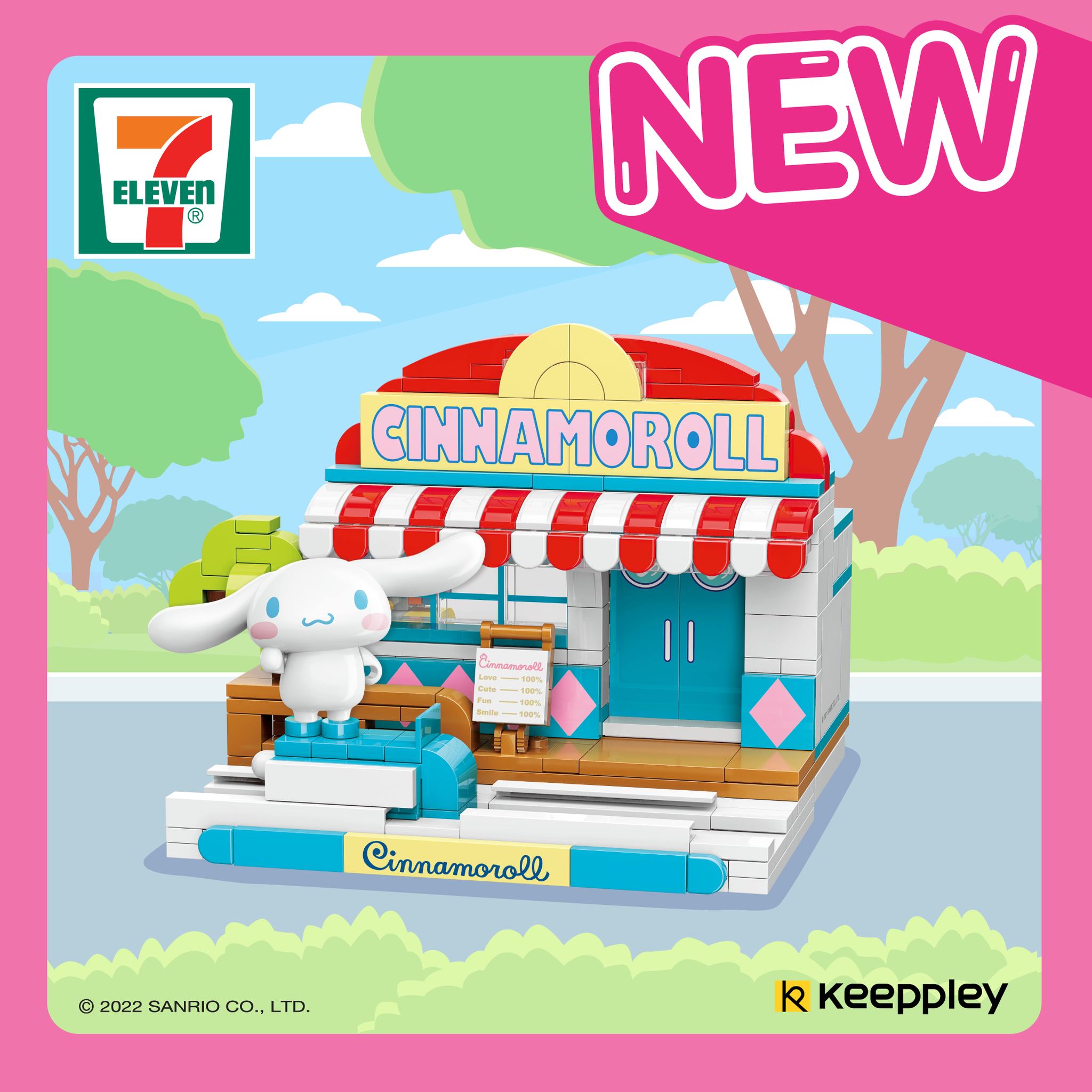 7-Eleven now selling Sanrio Building Blocks, has Hello Kitty, My Melody, Cinnnamoroll and Pompompurin!⁣ ⁣ - 2