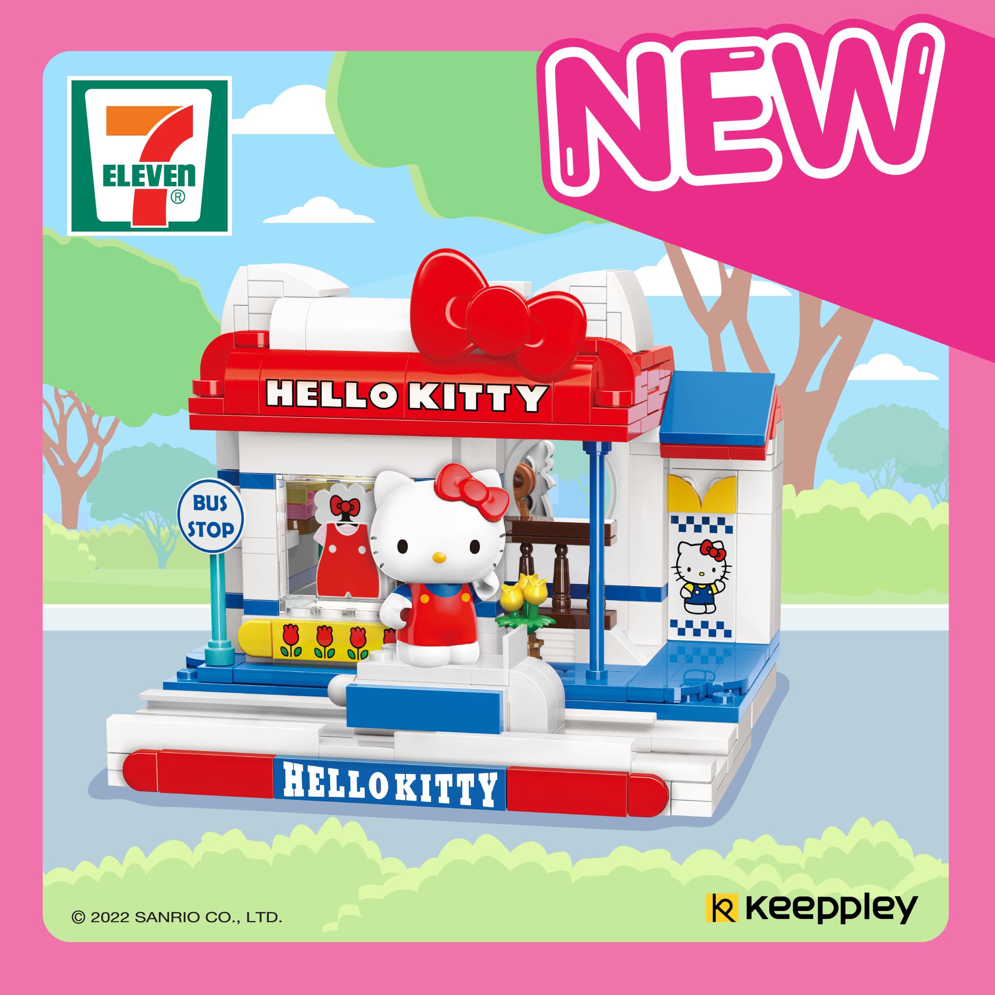 7-Eleven now selling Sanrio Building Blocks, has Hello Kitty, My Melody, Cinnnamoroll and Pompompurin!⁣ ⁣ - 4