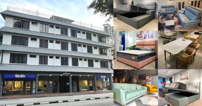 Lobang: Furniture outlet store by Four Star opens in Balestier, offers dining sets, coffee tables, European sofas at a discount. All cooling and backcare mattresses at 50% off! - 1