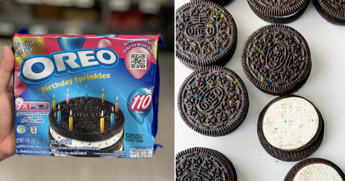 Limited edition OREO Birthday Sprinkles now available at FairPrice