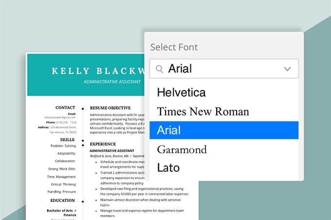 best-font-for-resume