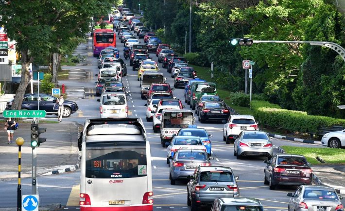 cars on Singapore roads