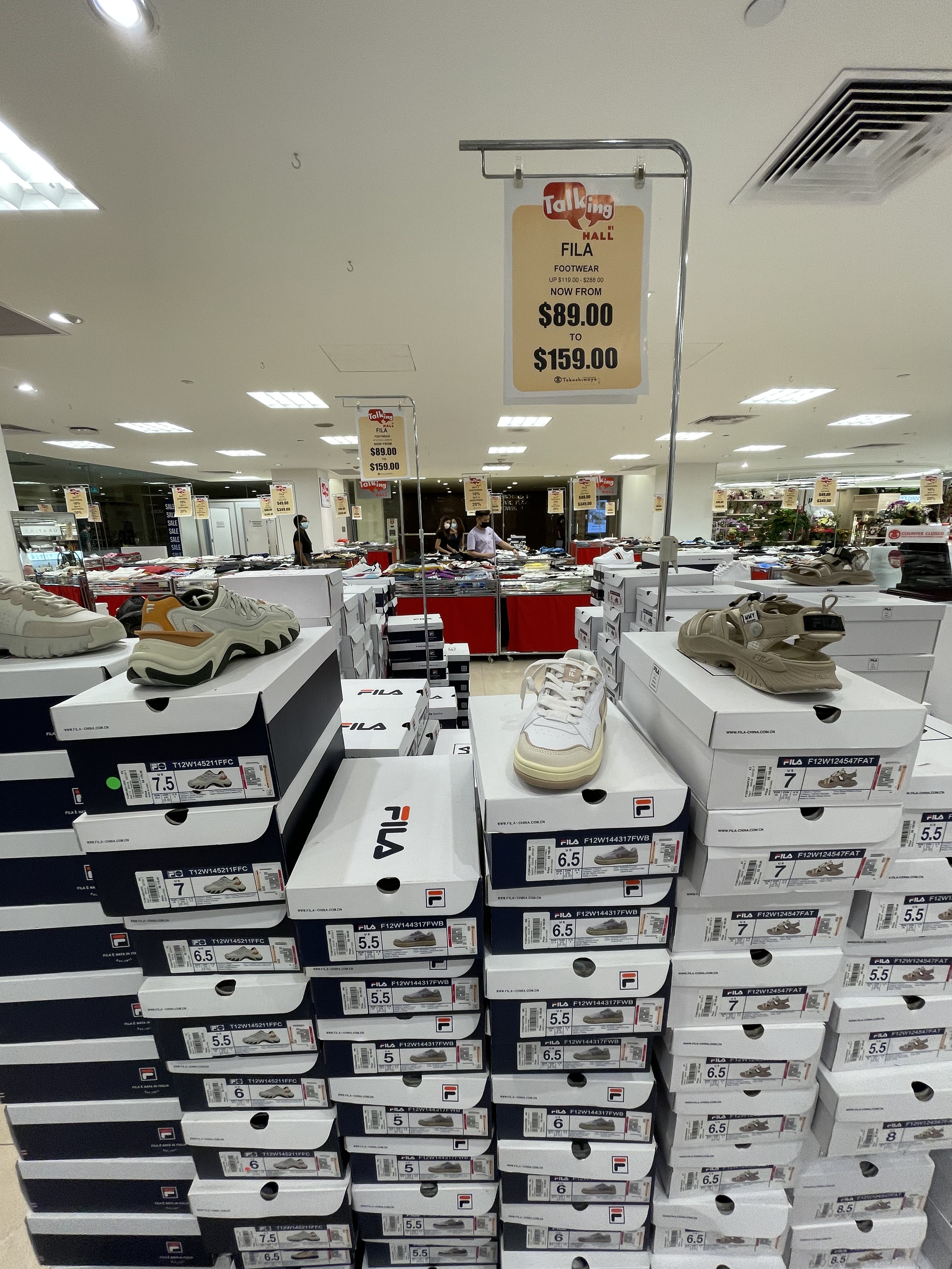 Lobang: Takashimaya has a huge FILA Fair offering up to 50% off footwear and apparels till 31 August 2022. - 5