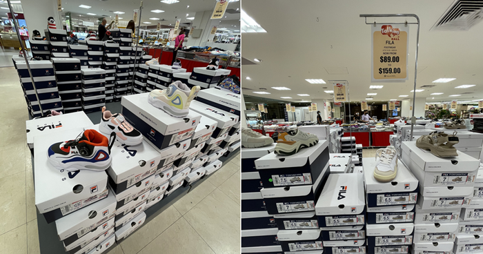 Lobang: Takashimaya has a huge FILA Fair offering up to 50% off footwear and apparels till 31 August 2022. - 1