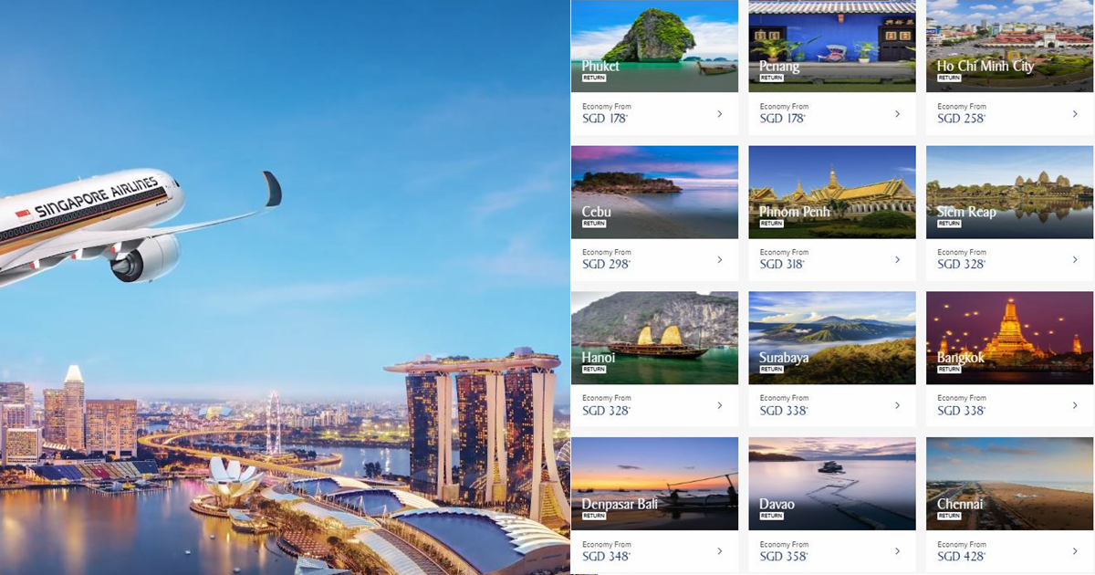 singapore airlines travel deal