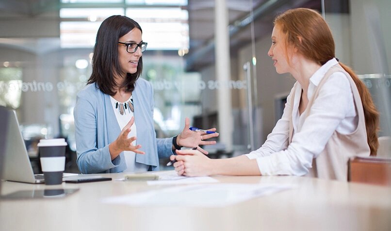 colleagues in a meeting room