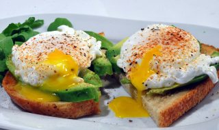 eggs and avocado on toast