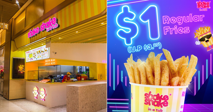 Lobang: You can get $1 Fries (U.P. $3.20) at Shake Shake In A Tub stores on 1 & 2 November 2022 - 1
