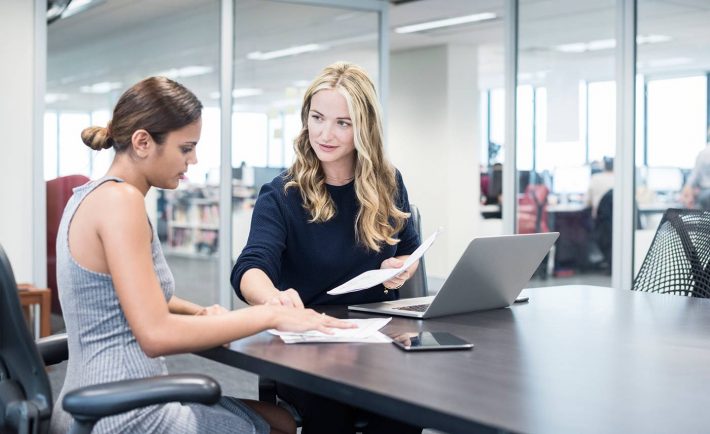 colleagues in a meeting