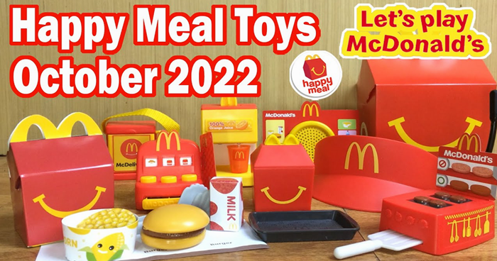 Lobang: New Happy Meal® Toys Let Your Child Role Plays A McDonald's Service Crew - 1