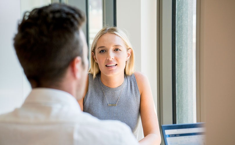 listening during an interview