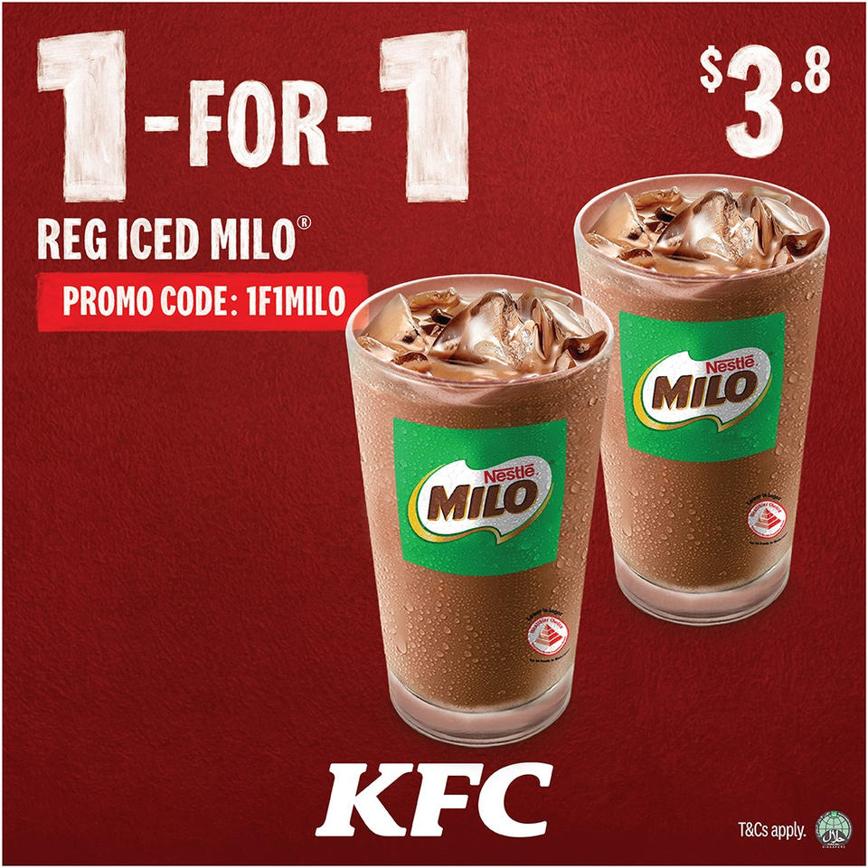 Lobang: KFC released a set of 1-for-1 coupons that you can use from 9 - 22 November 22 - 5