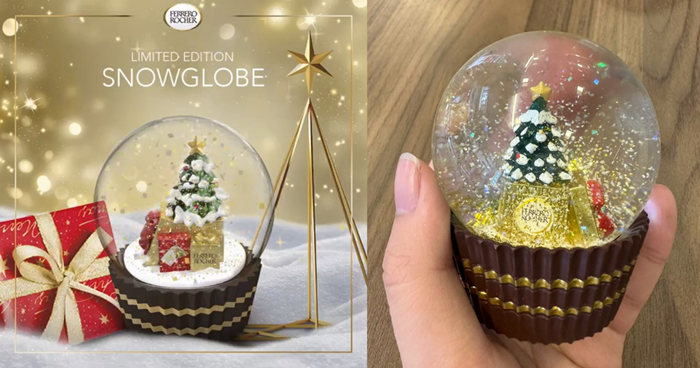 Lobang: Get a free Ferrero Rocher Snow Globe with minimum spend on participating products from now till 15 Dec 22 - 1