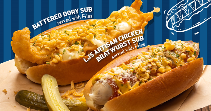Lobang: Long John Silver's now selling American Classic Subs which come with gherkin and fries at $6.90 - 1