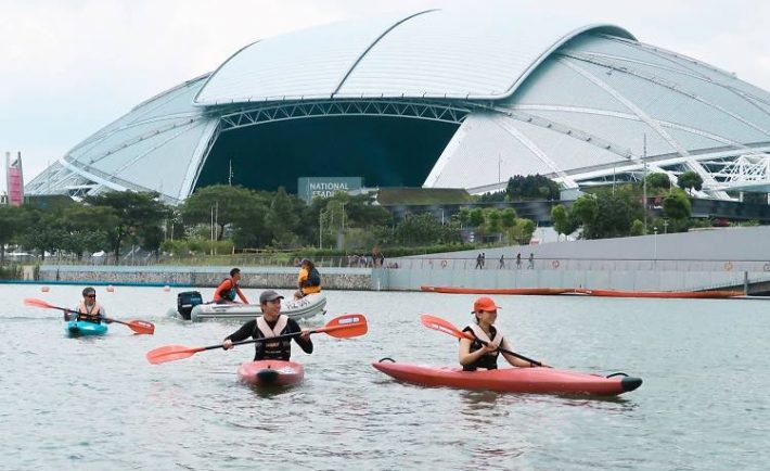 kayaking in Singapore