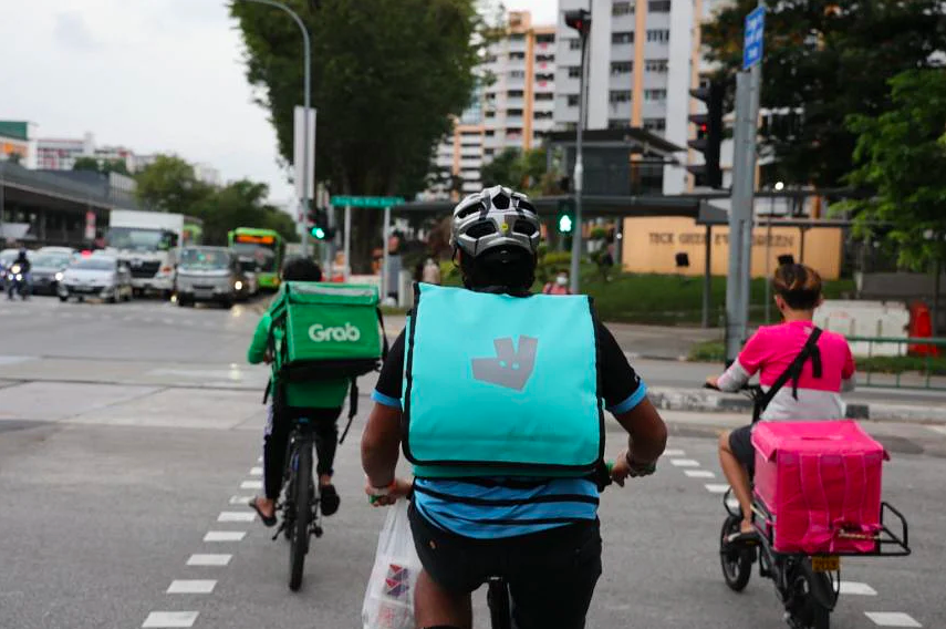 food delivery riders in Singapore