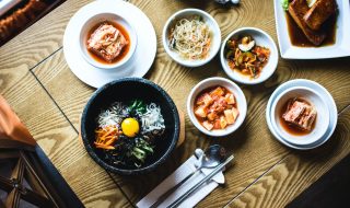 Korean food and side dishes