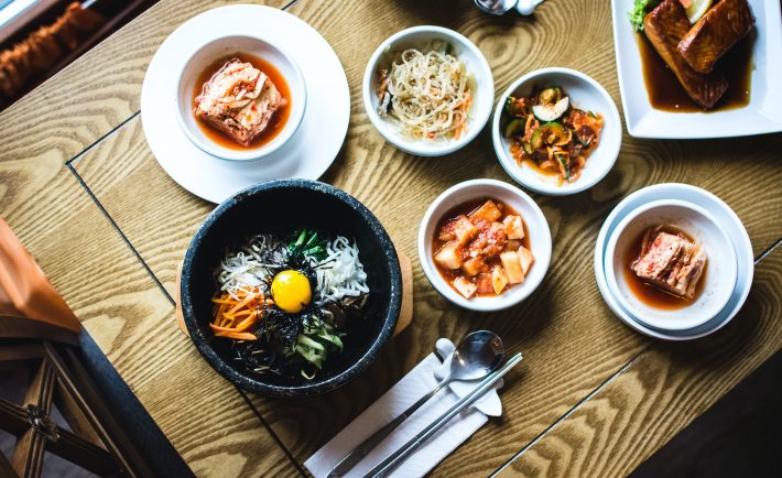 Korean food and side dishes