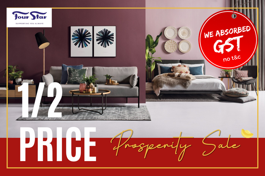 Lobang: Four Star's CNY Prosperity Sale Has Over 5,000 items At Up To 50% Off Including Mattresses, Bed Frames, Sofas & More - 3