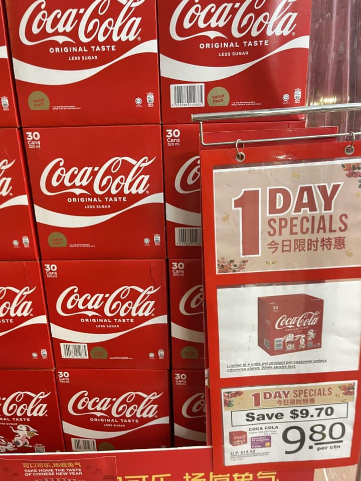 Lobang: FairPrice Has $28.50 New Moon NZ Abalone, $9.80 Coca Cola Carton, $19.80 Carlsberg 12s-Pack & more on 14 Jan 23 - 7