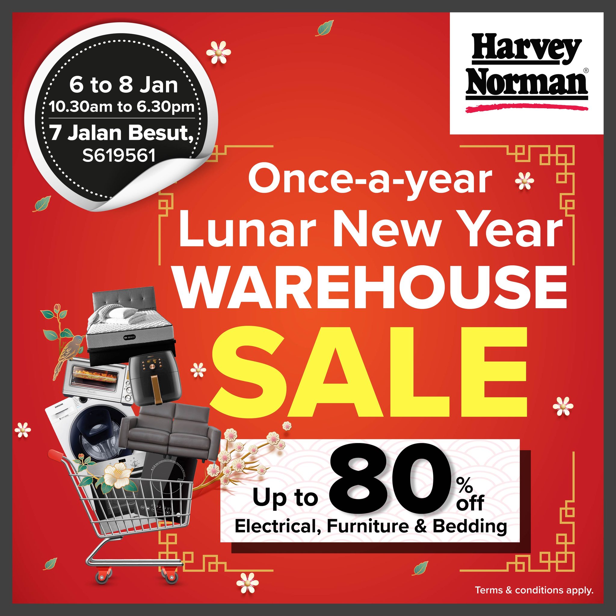 Lobang: Harvey Norman Warehouse Sale Has TVs from $188, Mattresses from $88, Furniture from $25 and more (6 - 8 Jan 23) - 3