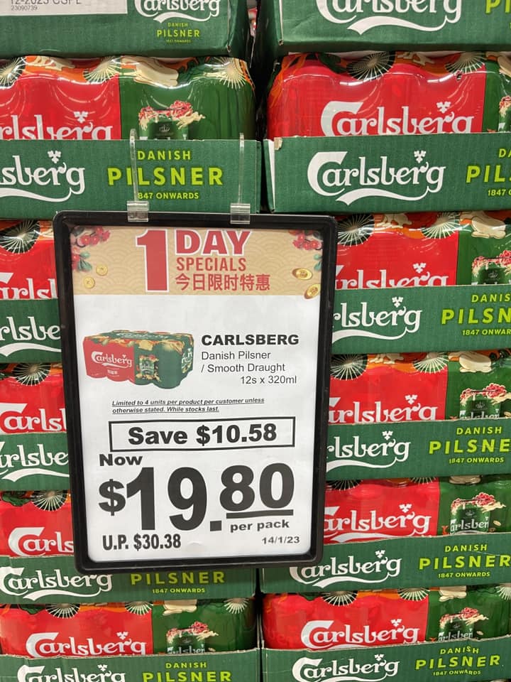 Lobang: FairPrice Has $28.50 New Moon NZ Abalone, $9.80 Coca Cola Carton, $19.80 Carlsberg 12s-Pack & more on 14 Jan 23 - 11