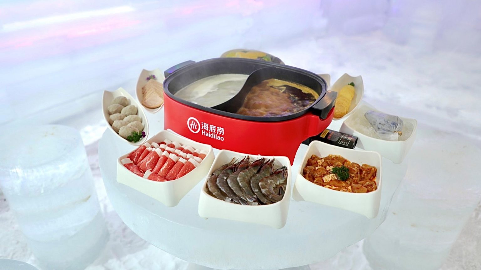 Lobang Haidilao Open Firstever Pop Up Store In Ice Magic Singapore, Providing A Unique Hot Pot