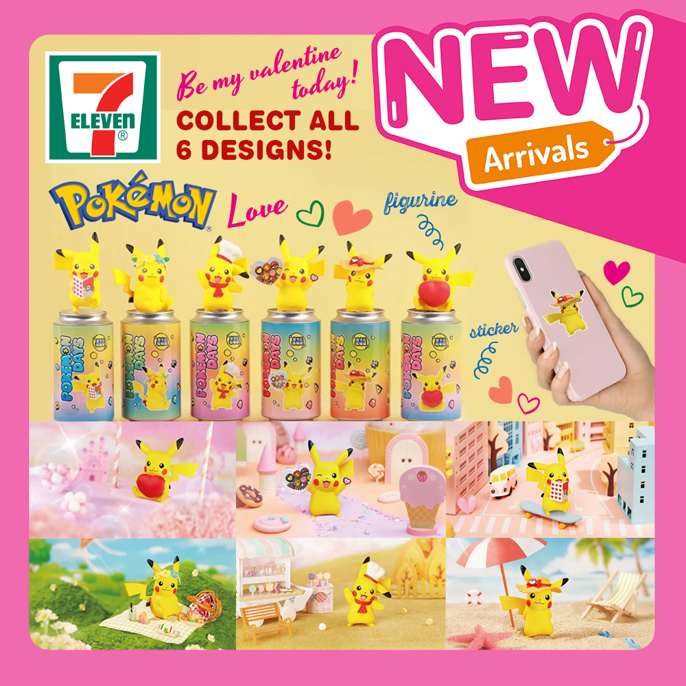 Lobang: Pokemon Days Pikachu Figurine Now Available At 7-Eleven, Collect All 6 Designs - 3