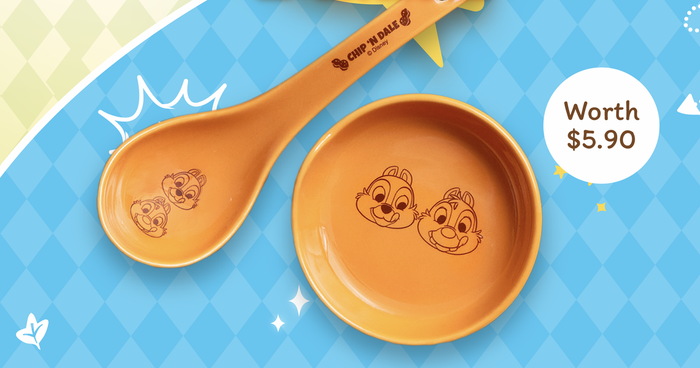 Lobang: 7-Eleven is giving away a free Disney Sauce Plate and Spoon worth $5.90 with min. spend from now till 28 Feb - 1