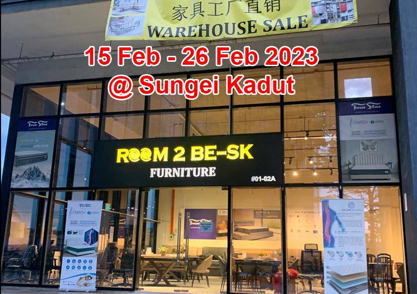 Lobang: Furniture warehouse sale at Sungei Kadut has up to 70% off mattresses, dining tables, wardrobes, sofas and more from 15 - 26 Feb 23 - 3