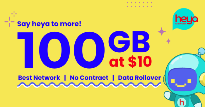 Lobang: Say heya to 100GB, 300 local mins, 500 SMS mobile plan for only $10 - 1