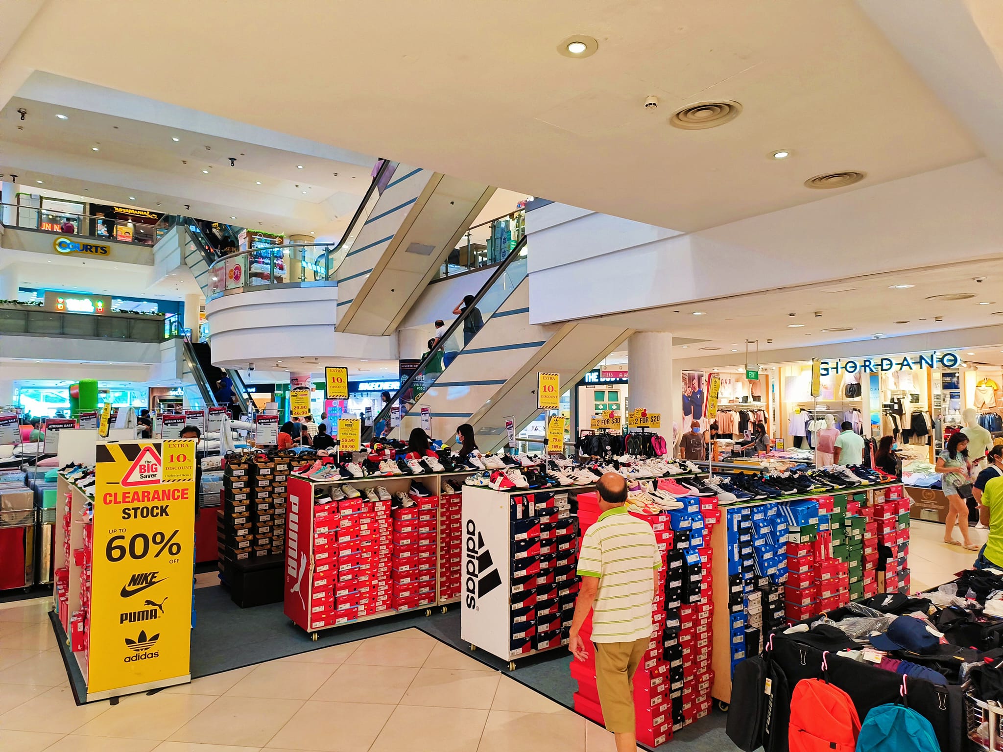 Lobang: Lot One's Atrium Sale Has Buy 1 Get 1 Free Sports Apparels From Adidas, Puma, Reebok & More Till 26 Mar 23 - 15