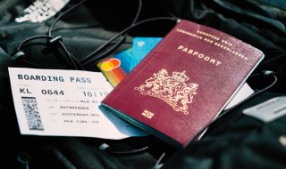 passport and boarding pass