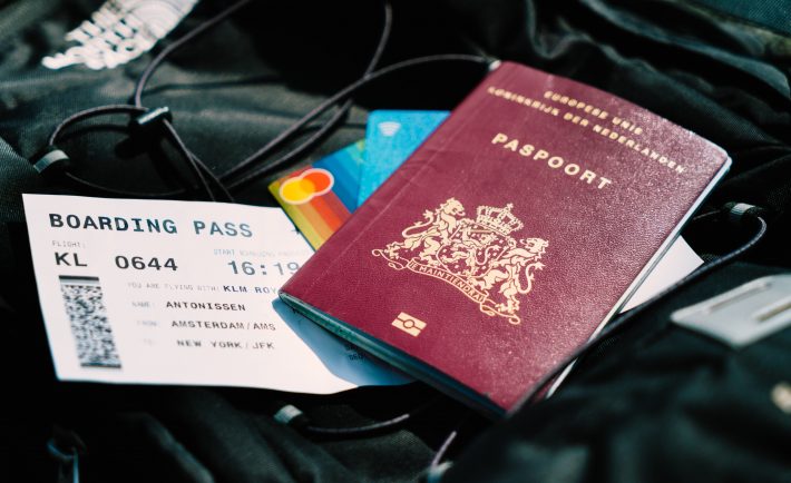 passport and boarding pass