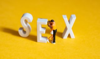 toy figures and the word sex