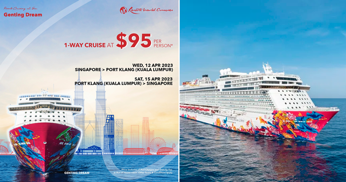 one way cruise from singapore