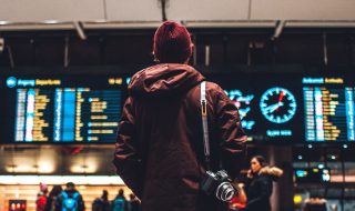 man at the airport