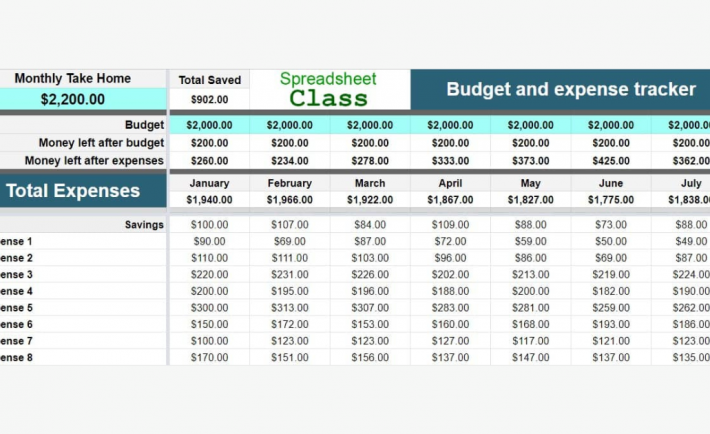 expense tracker template