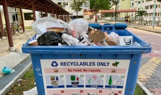 recycling bin in Singapore