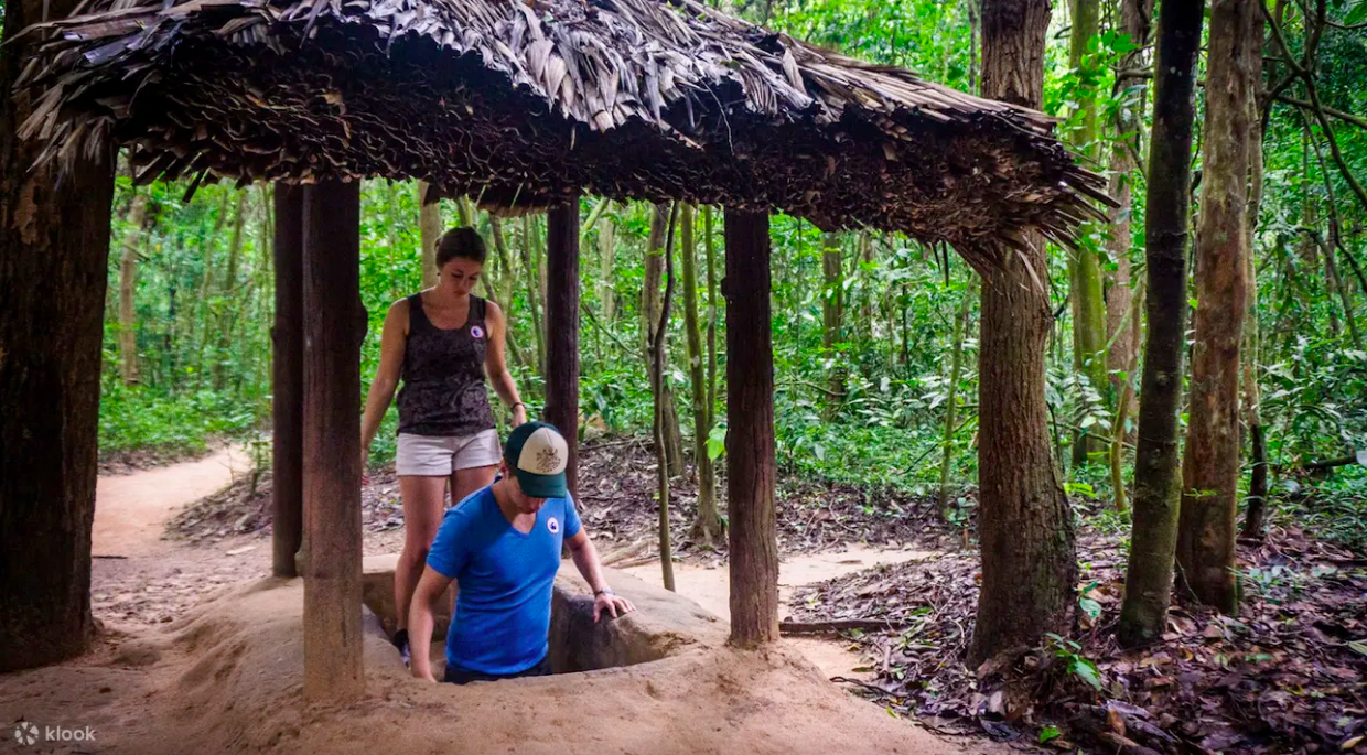 Uncover the underground world of the historic Cu Chi Tunnels