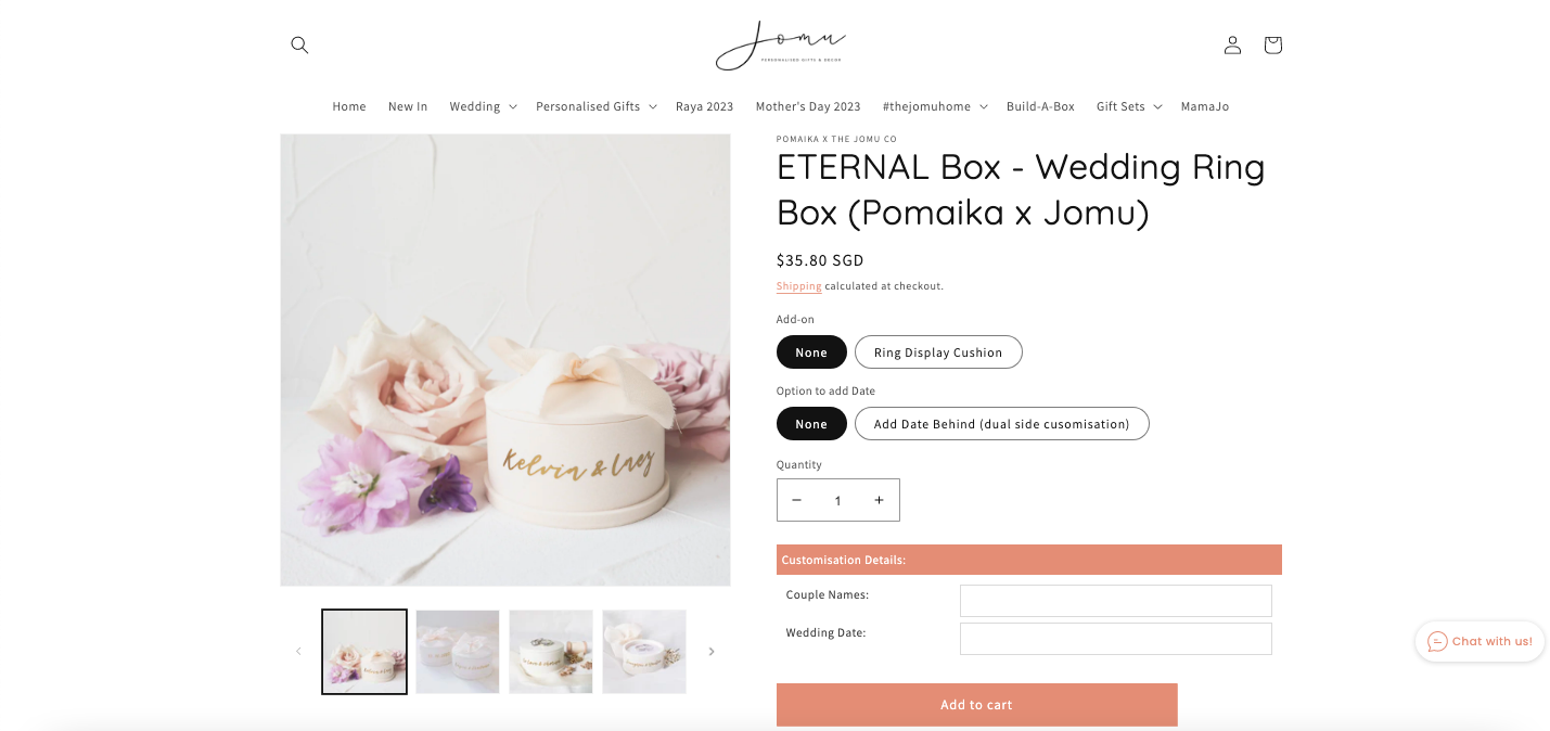 ETERNAL Box - Wedding Ring Box 