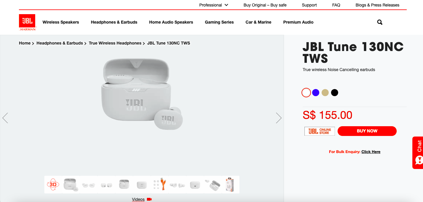 JBL Tune 130NC TWS