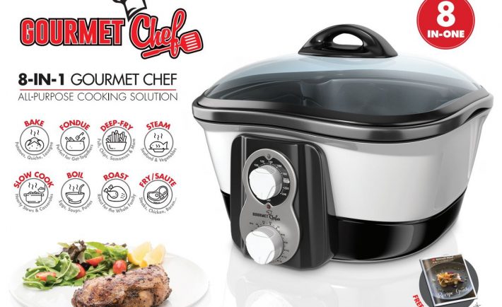 Gourmet Chef 8-in-1 Multi Cooker