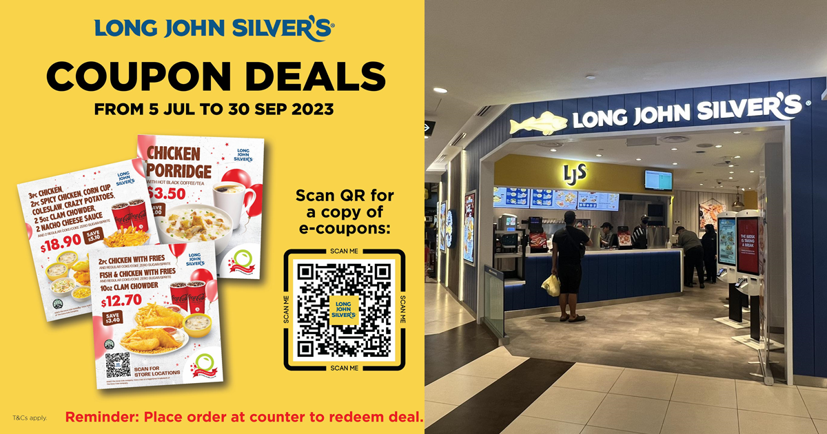 Long John Silver's Coupon Deals Available From 5 Jul - 30 Sep 23 ...