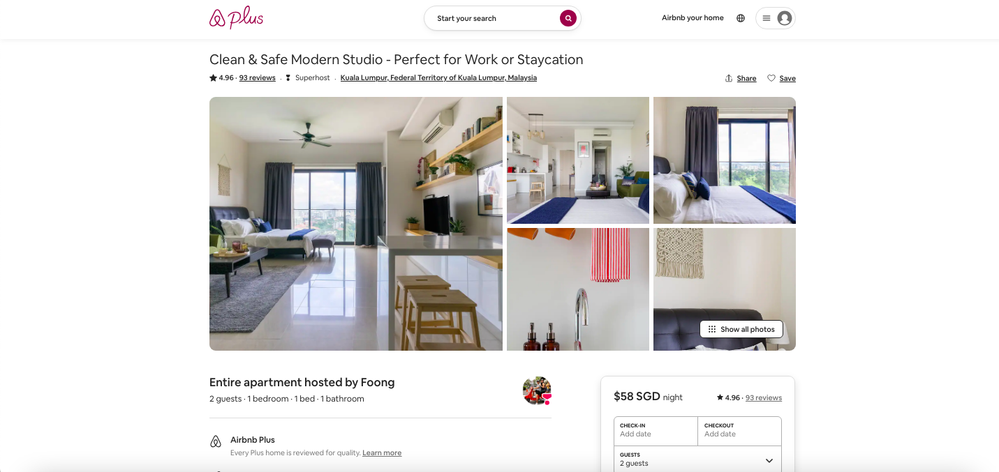 Clean & Safe Modern Studio