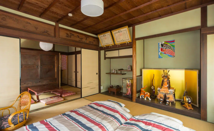 ryokan room in kyoto