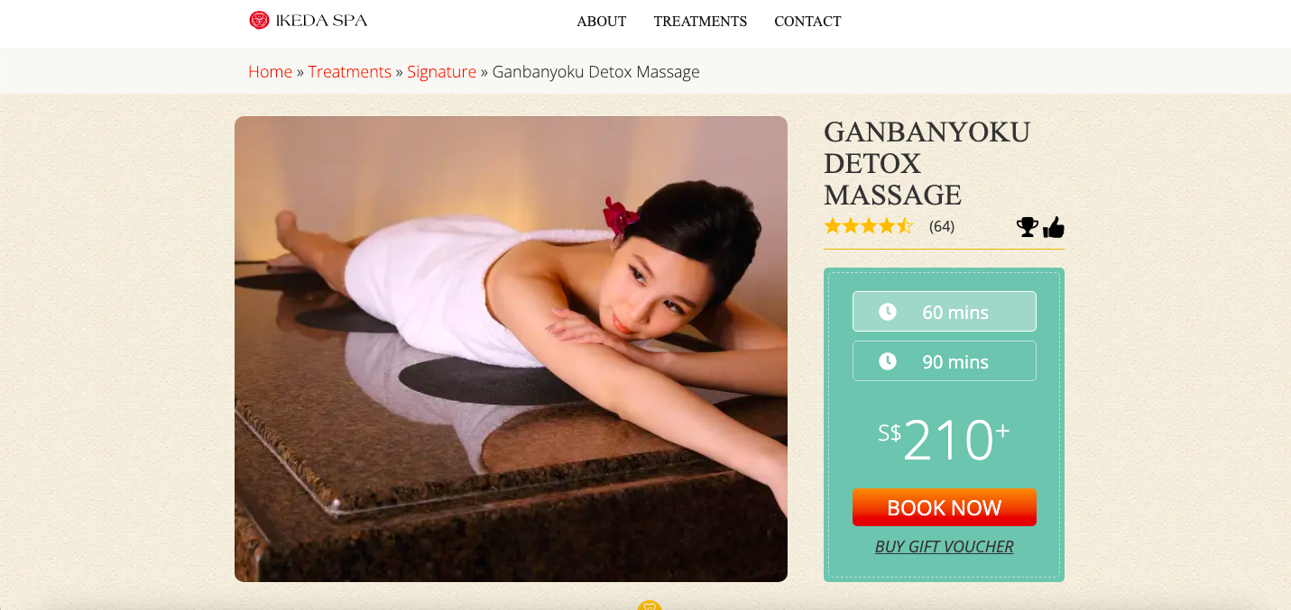 Ganbanyoku Detox Massage