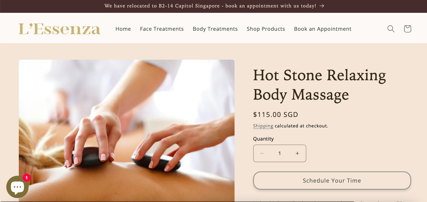 Hot Stone Relaxing Body Massage