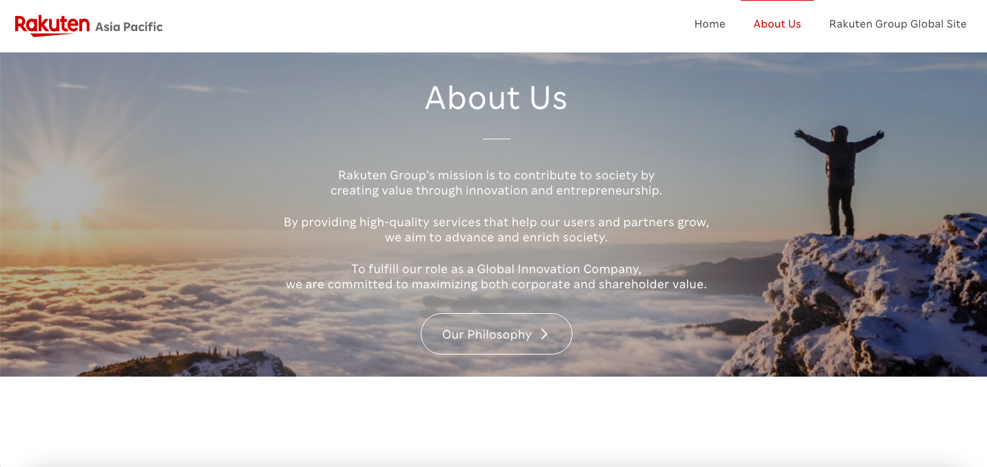 Rakuten Group’s mission