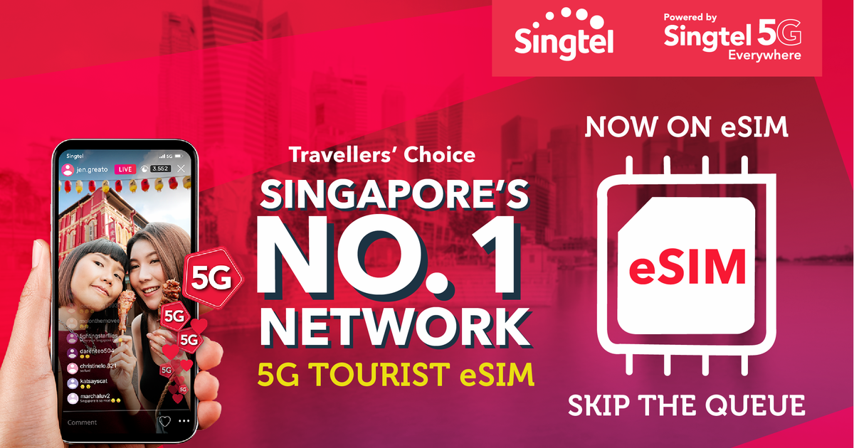 Tourists, get the best Singtel 5G Tourist SIM/eSIM in Singapore! - Vimarsana News